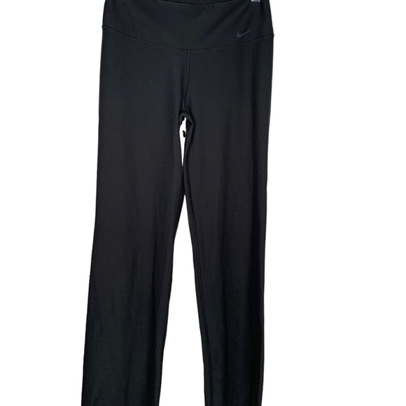 Nike Dri-Fit Womens Wide Leg Athletic Pants Leggings size small black running - Picture 1 of 4